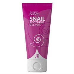 Гель для лица и тела с муцином улитки, 200 мл, J:ON Face & Body Snail Soothing Gel 98%