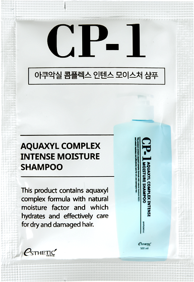 Увлажняющий шампунь (пробник, 8 мл), ESTHETIC HOUSE CP-1 Aquaxyl Complex Intense Moisture Shampoo