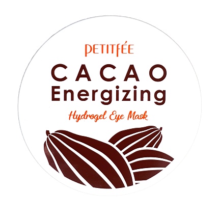 Тонизирующие гидрогелевые патчи с какао, Petitfee Cacao Energizing Hydrogel Eye Patch