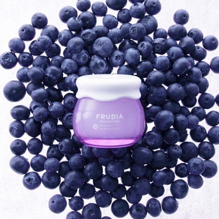 Легкий увлажняющий крем-гель с черникой (55 гр), Frudia Blueberry Hydrating Cream