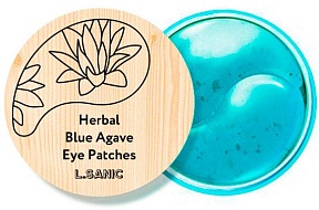 Патчи гидрогелевые с экстрактом голубой агавы (60 шт), L'Sanic Herbal blue agave hydrogel eye patches