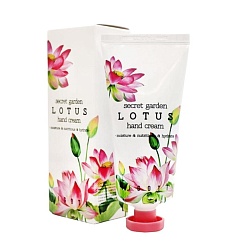 Крем для рук с лотосом, Jigott Secret Garden Hand Cream Lotus