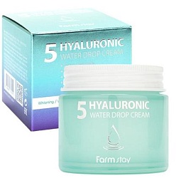Суперувлажняющий крем с гиалуроновым комплексом, FarmStay Hyaluronic 5 Water Drop Cream