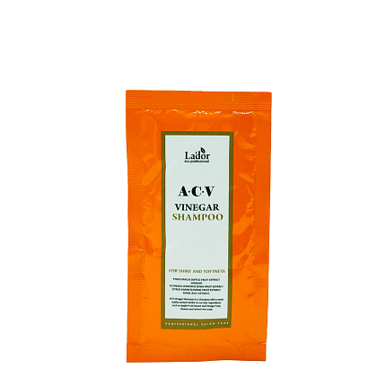 Шампунь с яблочным уксусом для блеска волос (10 мл), Lador ACV Vinegar Shampoo