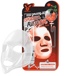 Тканевая маска с красным женьшенем, Elizavecca Red Ginseng Deep Power Ringer Mask Pack