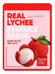 Тканевая маска с личи, FarmStay Real Lychee Essence Mask