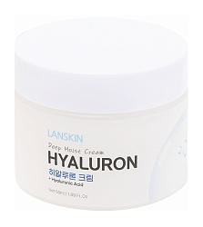 Крем для лица глубоко увлажняющий с гиалуроновой кислотой, LanSkin hyaluron deep moist cream