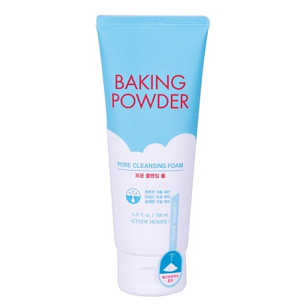 Пенка для проблемной кожи с содой, Etude House Baking Powder Pore Cleansing Foam